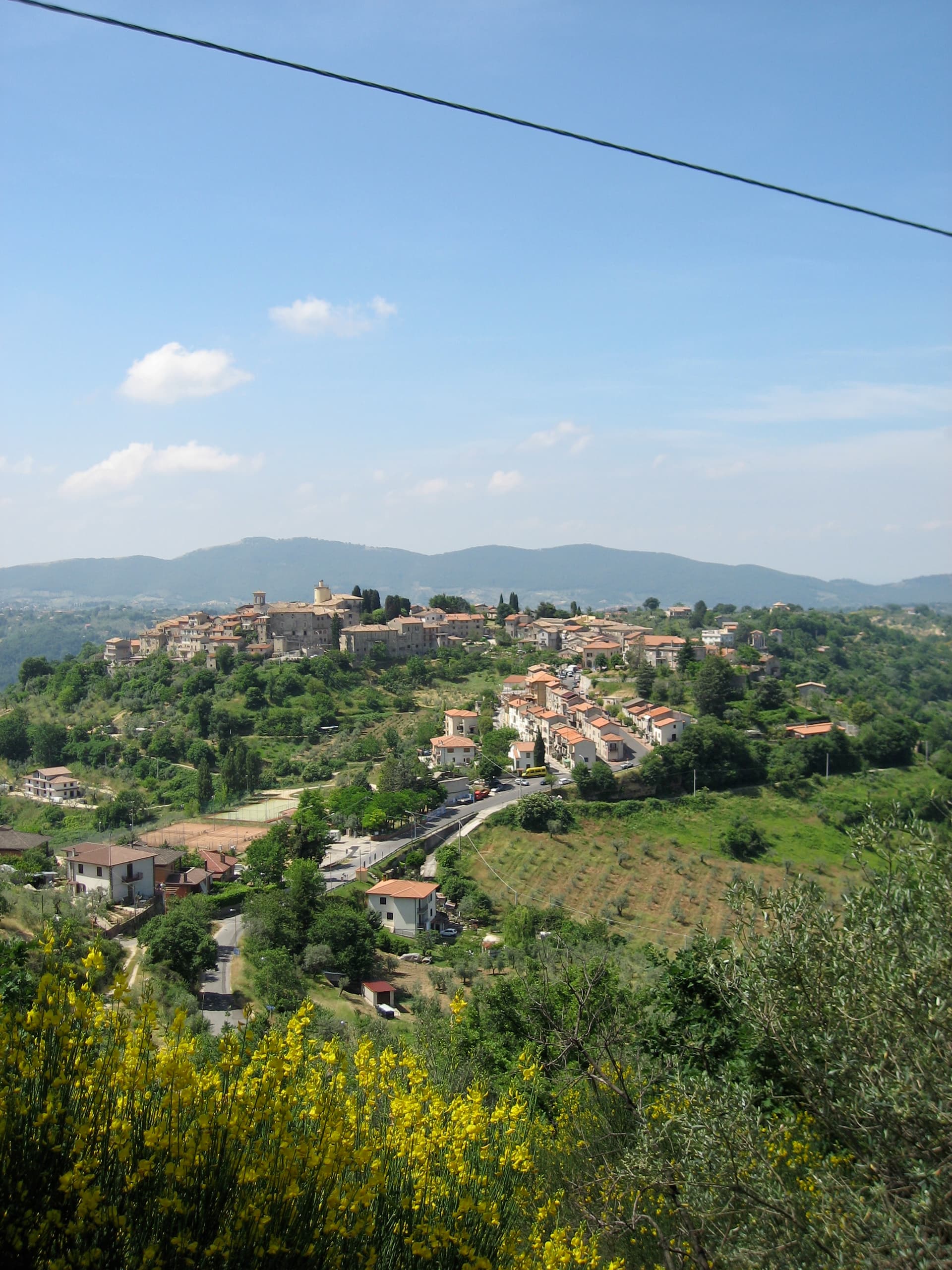 Casaprota, borgo collinare in provincia di Rieti