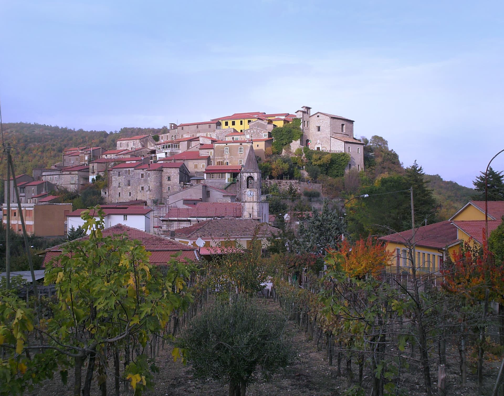 Vallemaio, borgo collinare in provincia di Frosinone