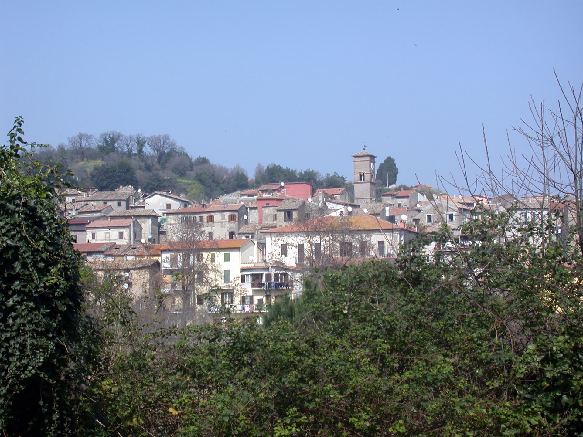 Sacrofano, borgo collinare in provincia di Roma