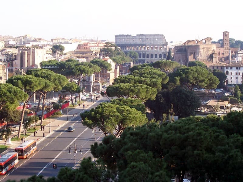 Roma, borgo collinare in provincia di Roma