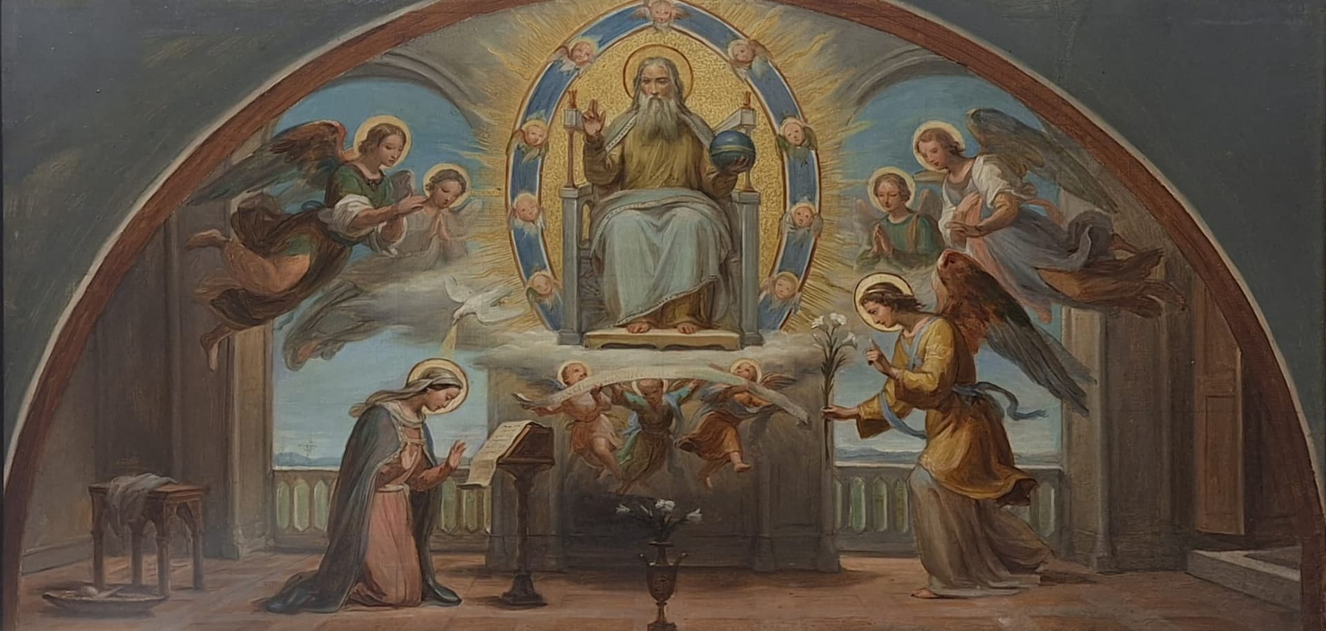 Museo (Anagni); Annunciation Pietro Gagliardi