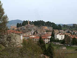 Vista di Acquapendente, borgo termale in provincia di Viterbo