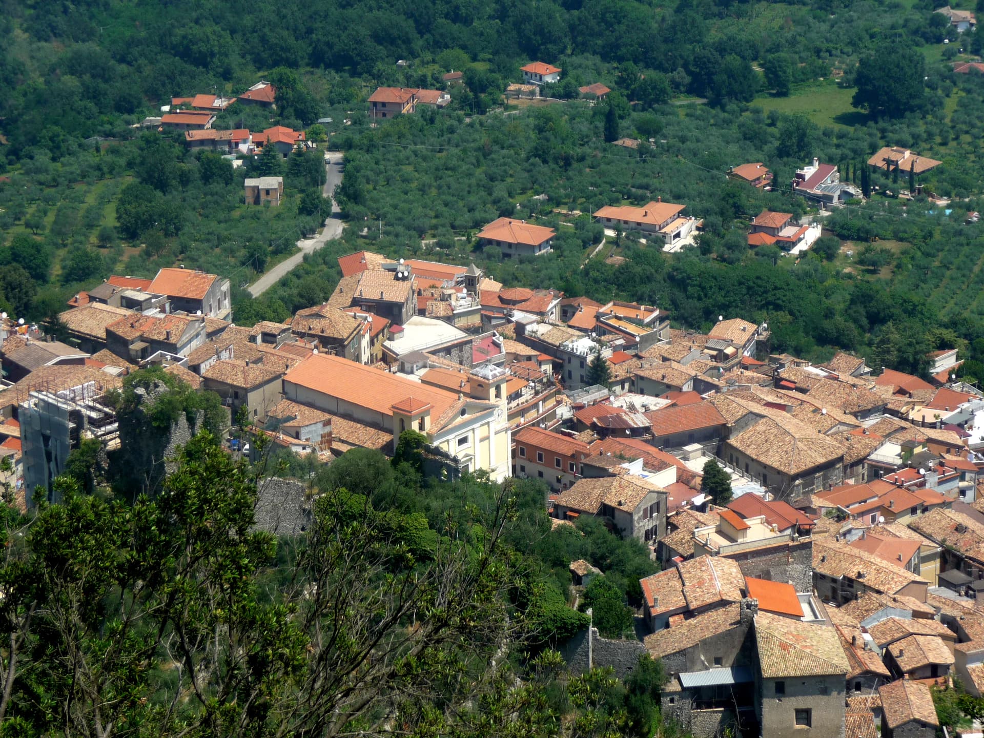 Morolo, borgo collinare in provincia di Frosinone