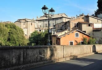 Bassano Romano Visuale dal ponte di ingresso