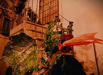 Il drago di Calcata antica, festa per le strade di Calcata antica nella Notte di Tutti i Santi. Calcata viene anche chiamata il borgo delle streghe ed è uno dei luoghi più folkloristici e misteriosi della Tuscia viterbese nel Lazio
