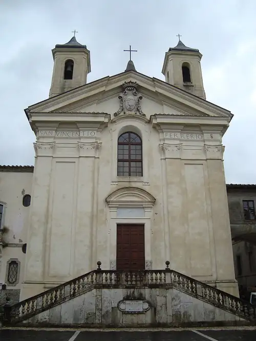 The church San Vincenzo in Mandela, Lazio, Italy