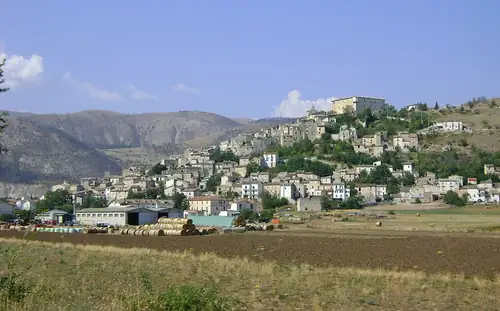 View Navelli, province of Aquila, Abruzzo, Italy