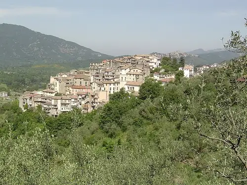 View of the village Gerano, Italy.